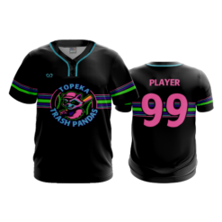 MENS 2-BUTTON SCOOP NECK LYCRA MESH TOPEKA-TRASH-PANDAS-1