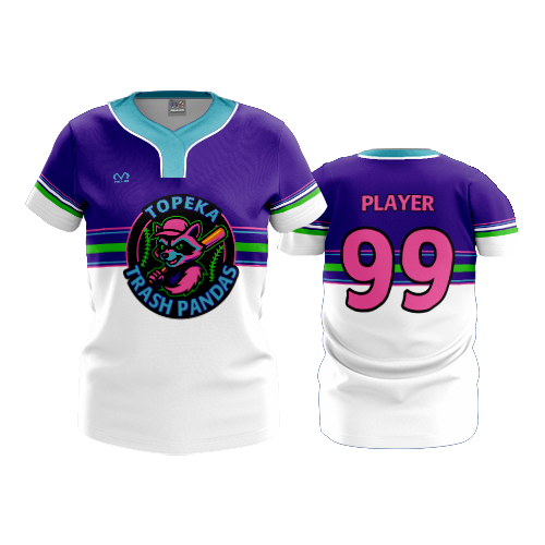 WOMENS NO BUTTON SCOOP NECK TOPEKA-TRASH-PANDAS-2