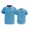 UNISEX QUARTER ZIP MICRO FIBER SHORT SLEEVE ICE-FASTPITCH-ADDS