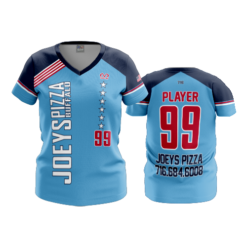 WOMENS V-NECK JOEYS-PIZZA-1