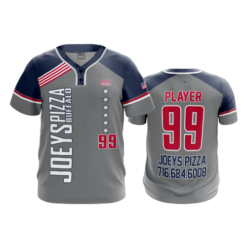 MENS 2-BUTTON SCOOP NECK LYCRA MESH JOEYS-PIZZA-2