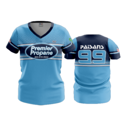 WOMENS V-NECK PREMIER-PROPANE