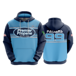 UNISEX FLEECE HOODY PREMIER-PROPANE