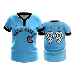 WOMENS 2-BUTTON SCOOP NECK LYCRA MESH CADDO-MILLS-2