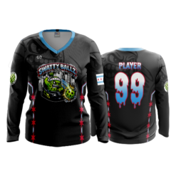 WOMENS V-NECK LONGSLEEVE SWATTY-BALLS