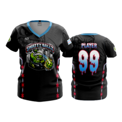 WOMENS V-NECK SWATTY-BALLS