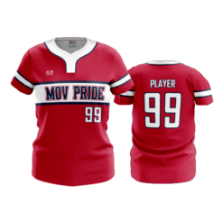 WOMENS NO BUTTON SCOOP NECK MOV-PRIDE-1