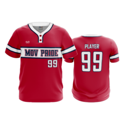 MENS 2-BUTTON SCOOP NECK LYCRA MESH MOV-PRIDE-1