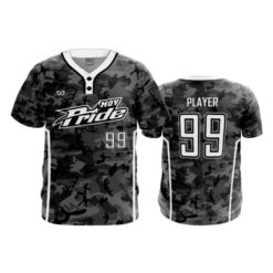 MENS 2-BUTTON SCOOP NECK LYCRA MESH MOV-PRIDE-2