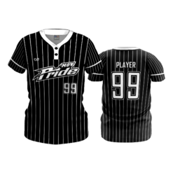 WOMENS 2-BUTTON SCOOP NECK LYCRA MESH MOV-PRIDE-3