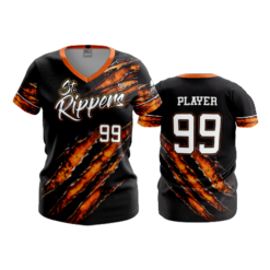 WOMENS V-NECK ST-RIPPERS-1