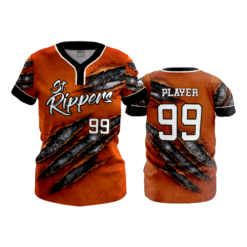 WOMENS 2-BUTTON SCOOP NECK LYCRA MESH ST-RIPPERS-2