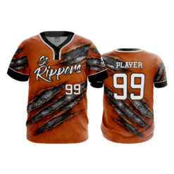 MENS 2-BUTTON SCOOP NECK LYCRA MESH ST-RIPPERS-2