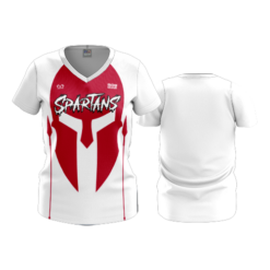 WOMENS SPIRIT V-NECK SPARTANS-1