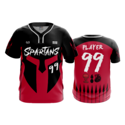 MENS 2-BUTTON SCOOP NECK LYCRA MESH SPARTANS-1