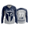 WOMENS V-NECK LONGSLEEVE SPARTANS-2