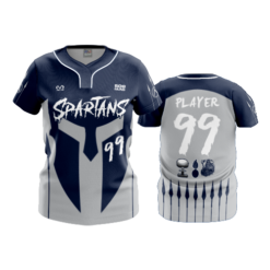 WOMENS NO BUTTON SCOOP NECK SPARTANS-2