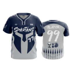 MENS 2-BUTTON SCOOP NECK LYCRA MESH SPARTANS-2