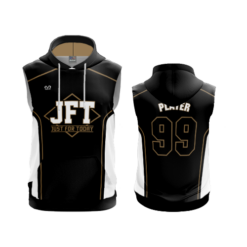MENS FLEECE HOODY SLEEVELESS JFT-ADD