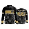 UNISEX QUARTER ZIP MESH LONGSLEEVE BLAISE-GAMES-ADD