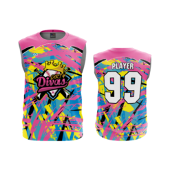 MENS SPORT CREW NECK SLEEVELESS DIRTY-DIVAS-ADD