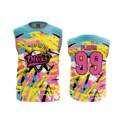 MENS SPORT CREW NECK SLEEVELESS DIRTY-DIVAS-ADD