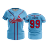 WOMENS NO BUTTON SCOOP NECK COLUMBUS-REDBIRDS-1