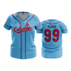 WOMENS V-NECK COLUMBUS-REDBIRDS-1