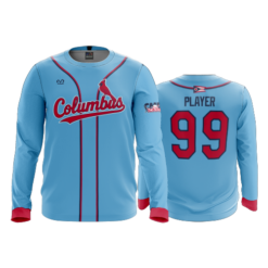 MENS SPORT CREW NECK LONGSLEEVE COLUMBUS-REDBIRDS-1