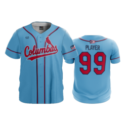 MENS HEAVYWEIGHT FULL BUTTON DOWN COLUMBUS-REDBIRDS-1