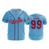 MENS 2-BUTTON SCOOP NECK LYCRA MESH COLUMBUS-REDBIRDS-1