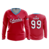 WOMENS V-NECK LONGSLEEVE COLUMBUS-REDBIRDS-2