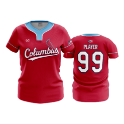 WOMENS NO BUTTON SCOOP NECK COLUMBUS-REDBIRDS-2