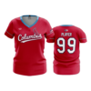 WOMENS V-NECK COLUMBUS-REDBIRDS-2
