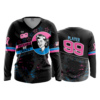 WOMENS V-NECK LONGSLEEVE PITCHES-BE-CRAZY