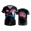 WOMENS V-NECK PITCHES-BE-CRAZY