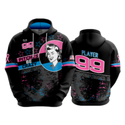 UNISEX FLEECE HOODY PITCHES-BE-CRAZY