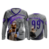 WOMENS V-NECK LONGSLEEVE GOAL-A-DINGA