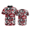 UNISEX QUARTER ZIP MICRO FIBER SHORT SLEEVE BUCKEYE-BOMB-SQUAD-ADD