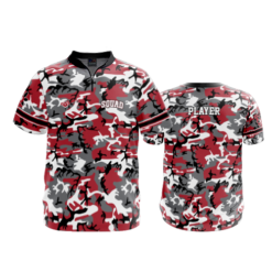 UNISEX QUARTER ZIP MICRO FIBER SHORT SLEEVE BUCKEYE-BOMB-SQUAD-ADD
