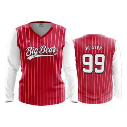 WOMENS V-NECK LONGSLEEVE BIG-BEAR