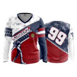WOMENS V-NECK LONGSLEEVE STROKERZ-2026