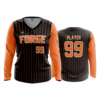 WOMENS V-NECK LONGSLEEVE FORGE-BLACK-COLORWAY