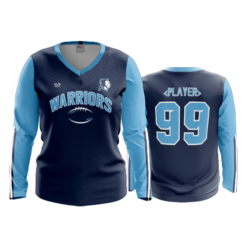 WOMENS V-NECK LONGSLEEVE ADENA-FOOTBALL