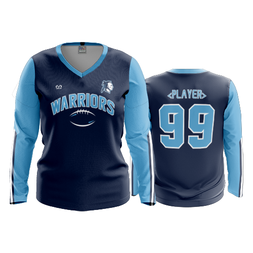 WOMENS V-NECK LONGSLEEVE ADENA-FOOTBALL