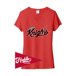 PORT WOMENS V-NECK T-SHIRT LADY-KNIGHTS-FR