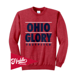 PORT UNISEX CREW SWEATSHIRT OHIO-GLORY-FR