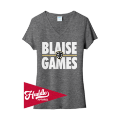 PORT WOMENS V-NECK T-SHIRT BLAISE-GAMES-FR