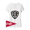 PORT WOMENS V-NECK T-SHIRT BLAISE-GAMES-FR
