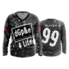 WOMENS V-NECK LONGSLEEVE DGPE-NEW-WORLD2
